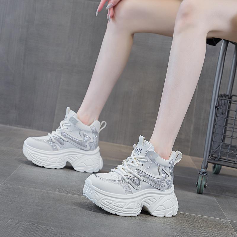 Platform dad shoes new inner height increase 9cm casual versatile fashion style lace-up women s shoes 34
Platform dad shoes new inner height increase 9cm casual versatile fashion style lace-up women s shoes 34