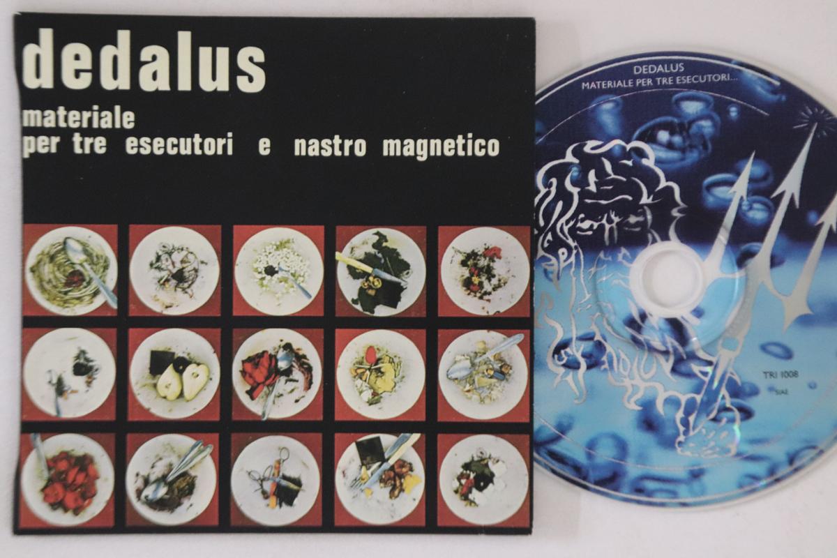 CD DEDALUS - Materiale Per Tre Esecutori E Nastr TRI1008 TRIDENT 2002 Italy Rock Used
CD DEDALUS - Materiale Per Tre Esecutori E Nastr TRI1008 TRIDENT 2002 Italy Rock Used