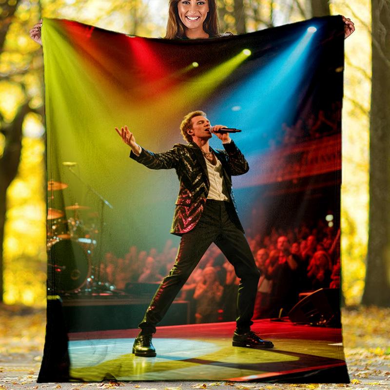Rock Singer Concert Live Flannel Fleece Blanket, Soft Warm Throw Blanket for Bed, Music Lover Gift 80cm x 120cm
Rock Singer Concert Live Flannel Fleece Blanket, Soft Warm Throw Blanket for Bed, Music Lover Gift 80cm x 120cm