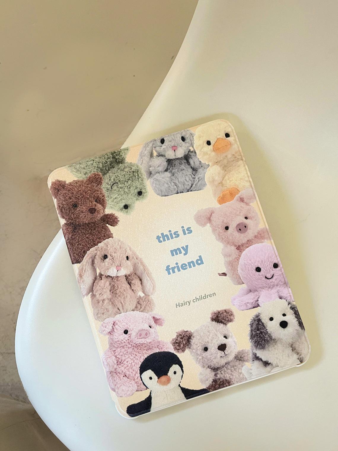 Rotating Small Animal Doll Case for iPad Pro 2021, Ideal for iPad 1st Gen iPad mini 6/7th Gen (8.3-inch)
Rotating Small Animal Doll Case for iPad Pro 2021, Ideal for iPad 1st Gen iPad mini 6/7th Gen (8.3-inch)