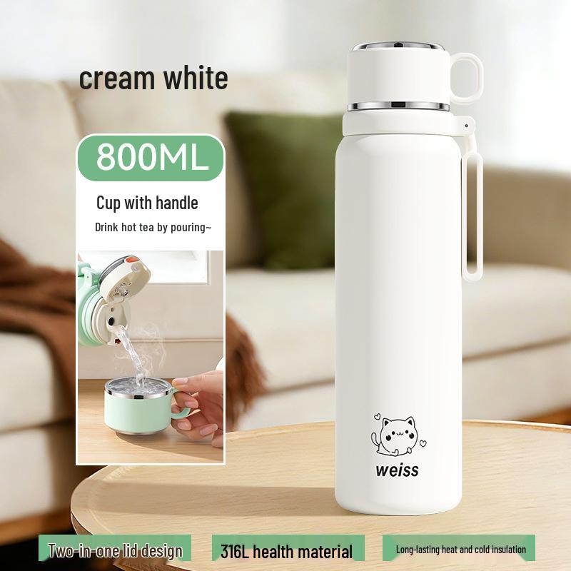 Women s Large Capacity Stainless Steel Thermos Cup with Tea Infuser 600ml
Women s Large Capacity Stainless Steel Thermos Cup with Tea Infuser 600ml
