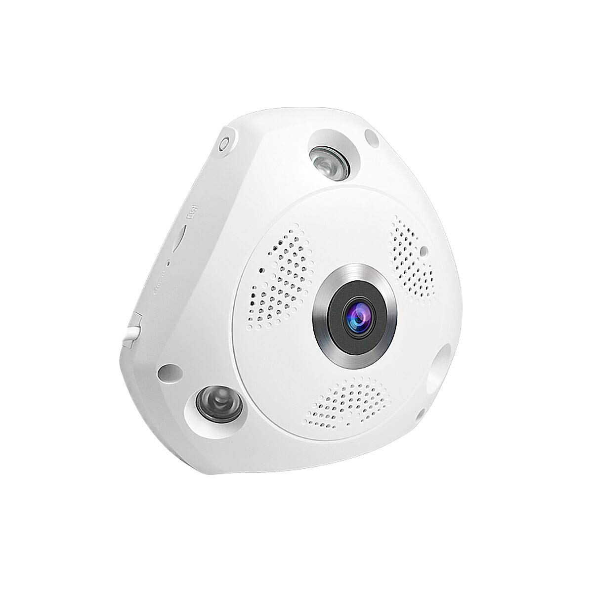 Security Camera Indoor 3 Million Pixels ONVIF Compatible Network Camera Fisheye Lens 360 Degree Full Spherical FHD 1536P WIFI Wireless MicroSD Card
Security Camera Indoor 3 Million Pixels ONVIF Compatible Network Camera Fisheye Lens 360 Degree Full Spherical FHD 1536P WIFI Wireless MicroSD Card