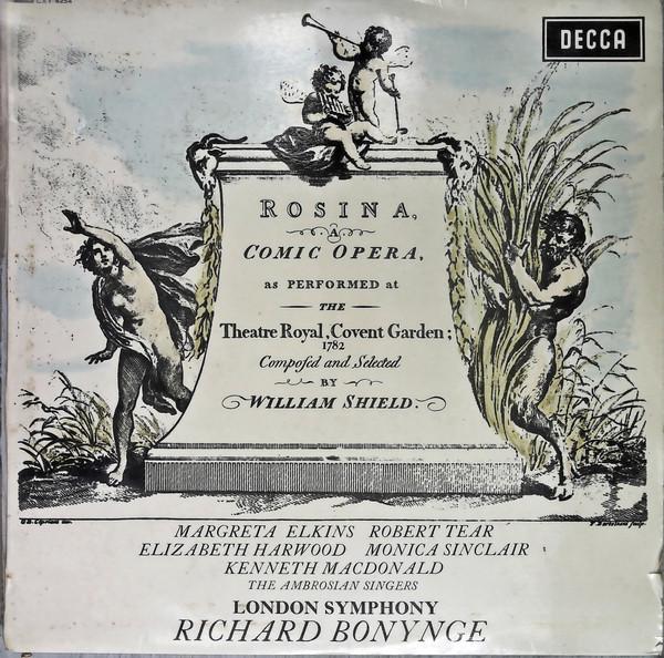 LP Record WILLIAM SHIELD, LONDON SYMPHONY ORC - Rosina LXT6254 Decca 1966 UK Classical Used
LP Record WILLIAM SHIELD, LONDON SYMPHONY ORC - Rosina LXT6254 Decca 1966 UK Classical Used
