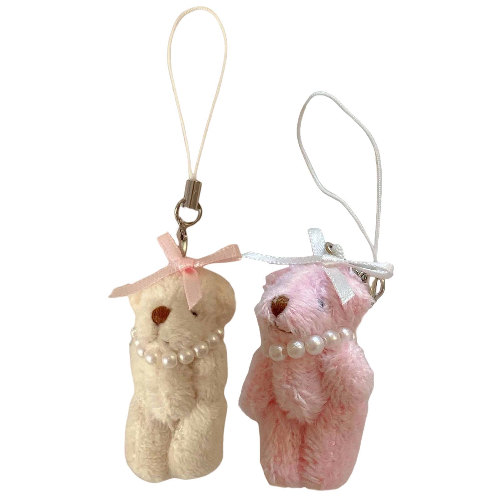 Set of 2 Soft Bear Hanging Ornament Handmade Phone Pendant Bear Bag Charm Soft Animal Bag Pendant for Various Occasion 1
Set of 2 Soft Bear Hanging Ornament Handmade Phone Pendant Bear Bag Charm Soft Animal Bag Pendant for Various Occasion 1