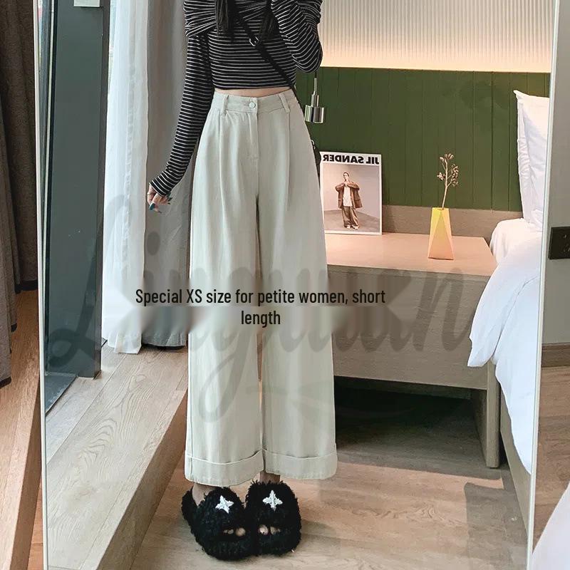 Women s High-Waisted Loose Slimming White Nine-Point Wide-Leg Pants for Spring/Autumn Extra Large
Women s High-Waisted Loose Slimming White Nine-Point Wide-Leg Pants for Spring/Autumn Extra Large