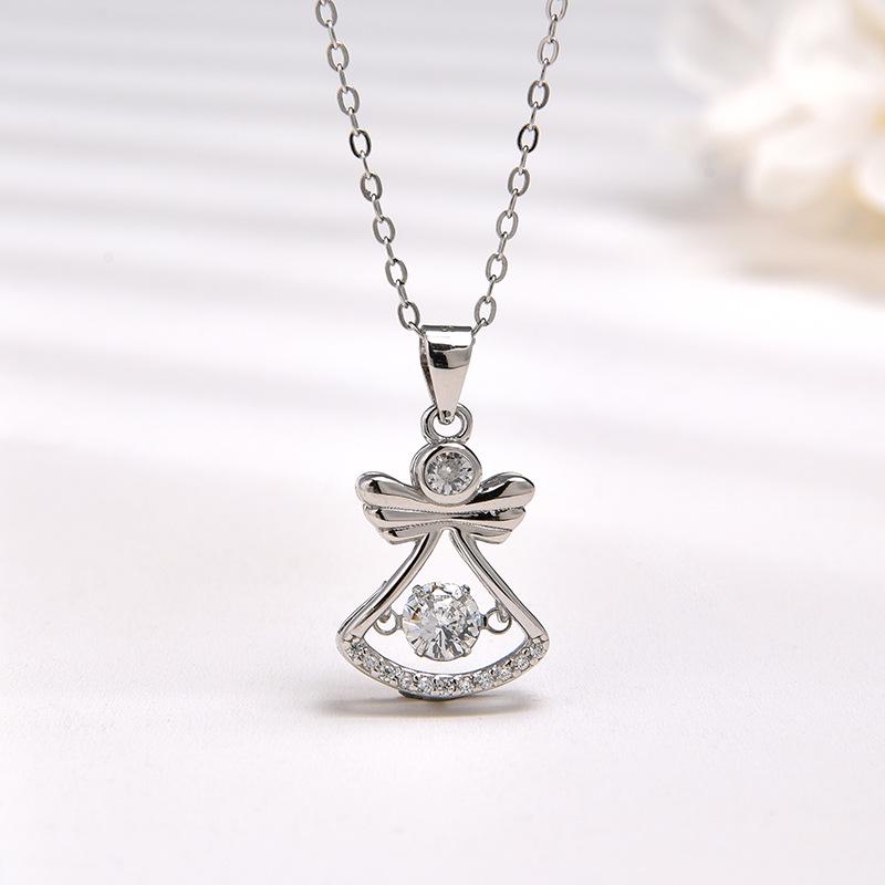 925 Sterling Silver Diamond-Set Kinetic Necklace: Women s High-End Fashion Clavicle Choker Pendant 925 Silver
925 Sterling Silver Diamond-Set Kinetic Necklace: Women s High-End Fashion Clavicle Choker Pendant 925 Silver