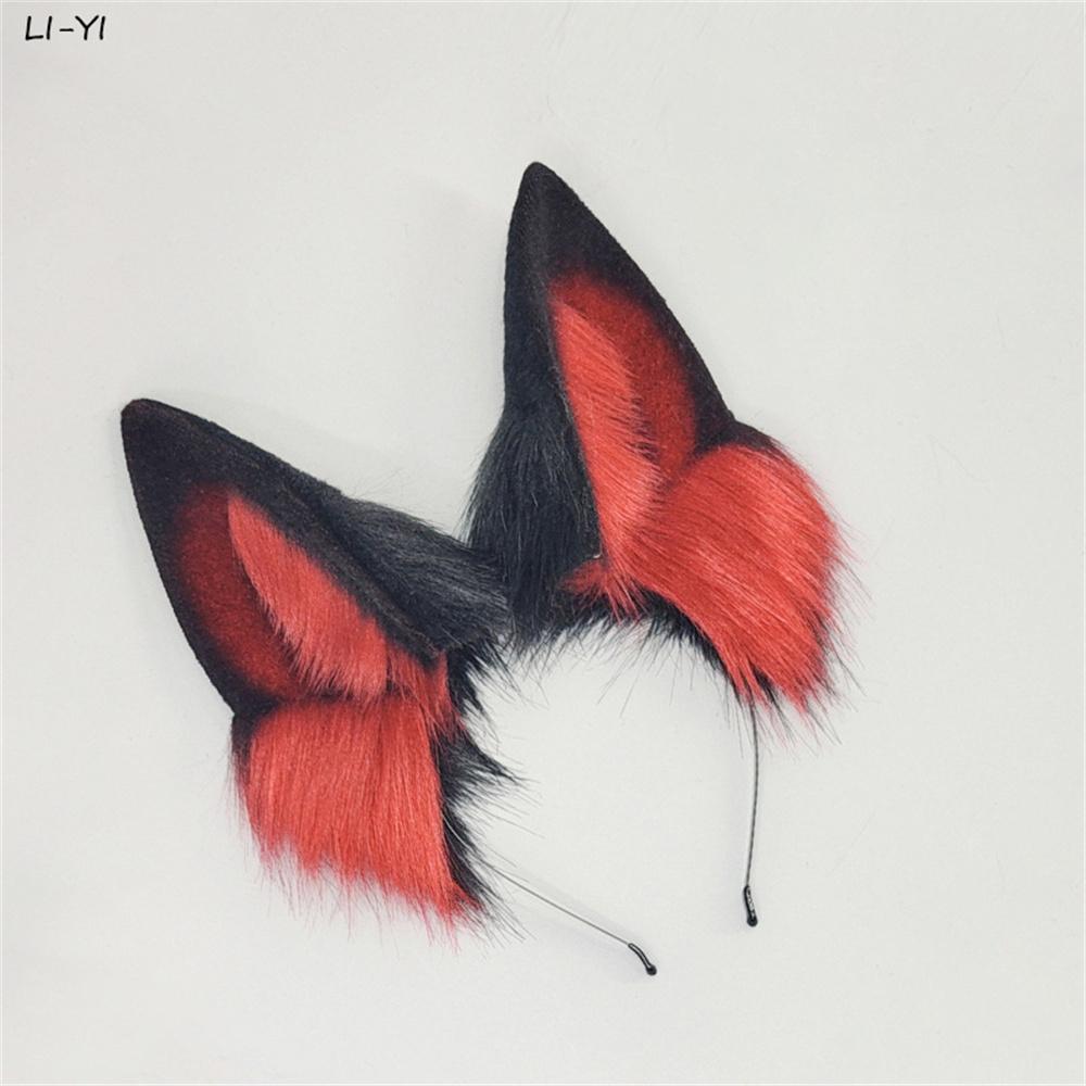 Handmade Wolf Dog Ear Hairband Furry Animal Ears Headband Colorful Hair Hoop Kc Anime Lolita Jk Cat Cosplay Hair Accessories as show
Handmade Wolf Dog Ear Hairband Furry Animal Ears Headband Colorful Hair Hoop Kc Anime Lolita Jk Cat Cosplay Hair Accessories as show