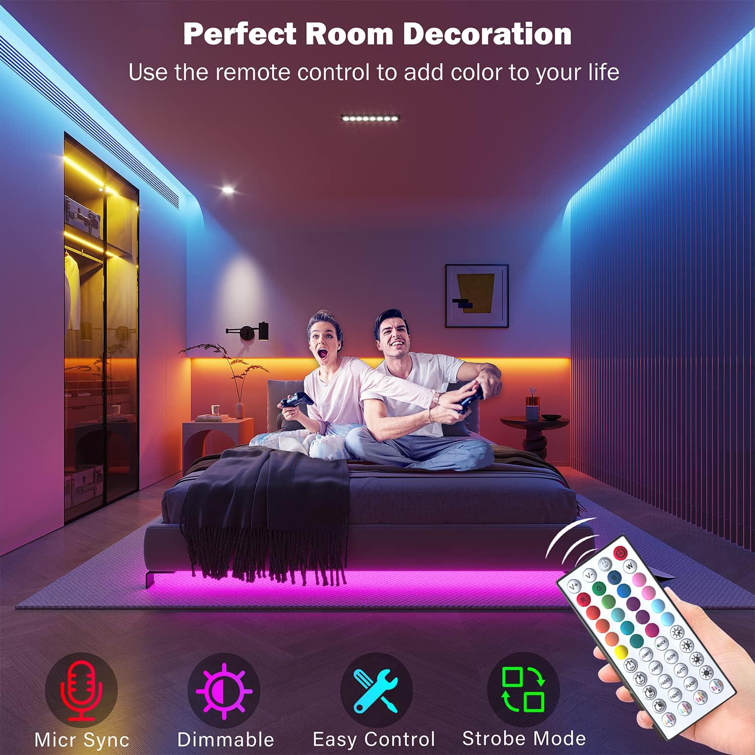 Светодиодная лента RGB 10 м 20 м 30 м 40 м Синхронизация музыки RGB светодиодная лента гибкая лента для декора комнаты спальни подсветка телевизора US plug&3m
Светодиодная лента RGB 10 м 20 м 30 м 40 м Синхронизация музыки RGB светодиодная лента гибкая лента для декора комнаты спальни подсветка телевизора US plug&3m