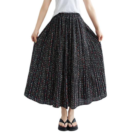 Летняя повседневная юбка, плиссированная юбка с эластичной резинкой на талии, блестящая юбка-миди с декором из блесток, свободная посадка трапециевидной формы для женщин чёрный
Летняя повседневная юбка, плиссированная юбка с эластичной резинкой на талии, блестящая юбка-миди с декором из блесток, свободная посадка трапециевидной формы для женщин чёрный