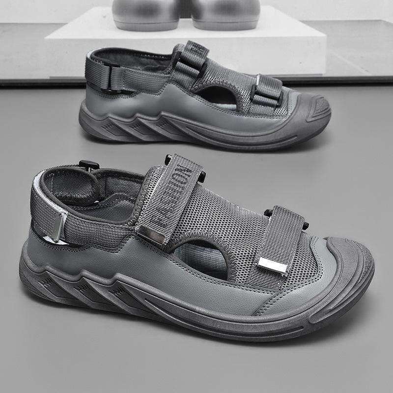 Men s sandals soft sole summer new Roman vacation casual beach shoes hole shoes breathable bag head sandals 39
Men s sandals soft sole summer new Roman vacation casual beach shoes hole shoes breathable bag head sandals 39