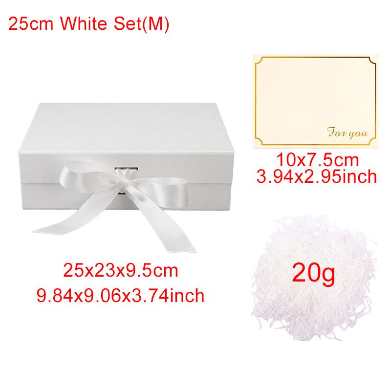 1Set Luxury Ribbon Gift Box 25cm Size Gift Wrapping Gadget Kit Colorful Box Lafite Grass Suitable for Party Souvenir Package ZYF Other
1Set Luxury Ribbon Gift Box 25cm Size Gift Wrapping Gadget Kit Colorful Box Lafite Grass Suitable for Party Souvenir Package ZYF Other