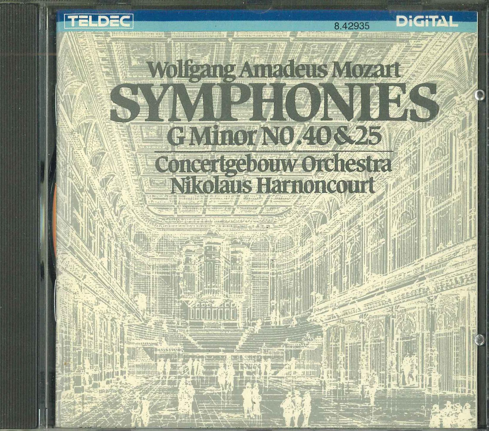 CD NIKOLAUS HARNONCOURT Wolfgang Amadeus Mozartsymphonies 842935ZK TELDEC 1994 Germany Classical Used
CD NIKOLAUS HARNONCOURT Wolfgang Amadeus Mozartsymphonies 842935ZK TELDEC 1994 Germany Classical Used