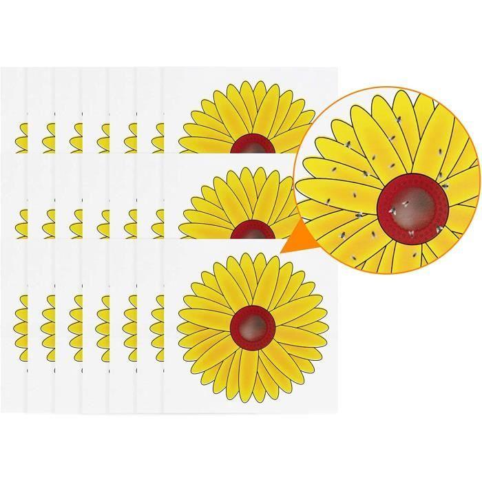18Pcs Autocollant de Piège à Mouches de Fenêtre, Piège à Insectes de Style Tournesol, Attrape Mouches étanche à Double Face
18Pcs Autocollant de Piège à Mouches de Fenêtre, Piège à Insectes de Style Tournesol, Attrape Mouches étanche à Double Face