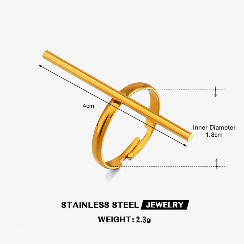 Minimalist Stainless Steel Line Open Ring for Women Creative Metal Lines Personality Rings Fashion Party Charms Zircon Gifts
Minimalist Stainless Steel Line Open Ring for Women Creative Metal Lines Personality Rings Fashion Party Charms Zircon Gifts