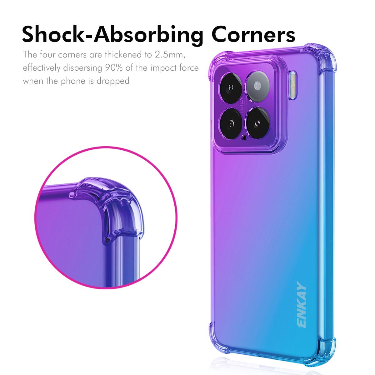 For Xiaomi 15 TPU Case ENKAY Thickened Four Corner Drop-Proof Phone Back Cover Pink/Gold
For Xiaomi 15 TPU Case ENKAY Thickened Four Corner Drop-Proof Phone Back Cover Pink/Gold