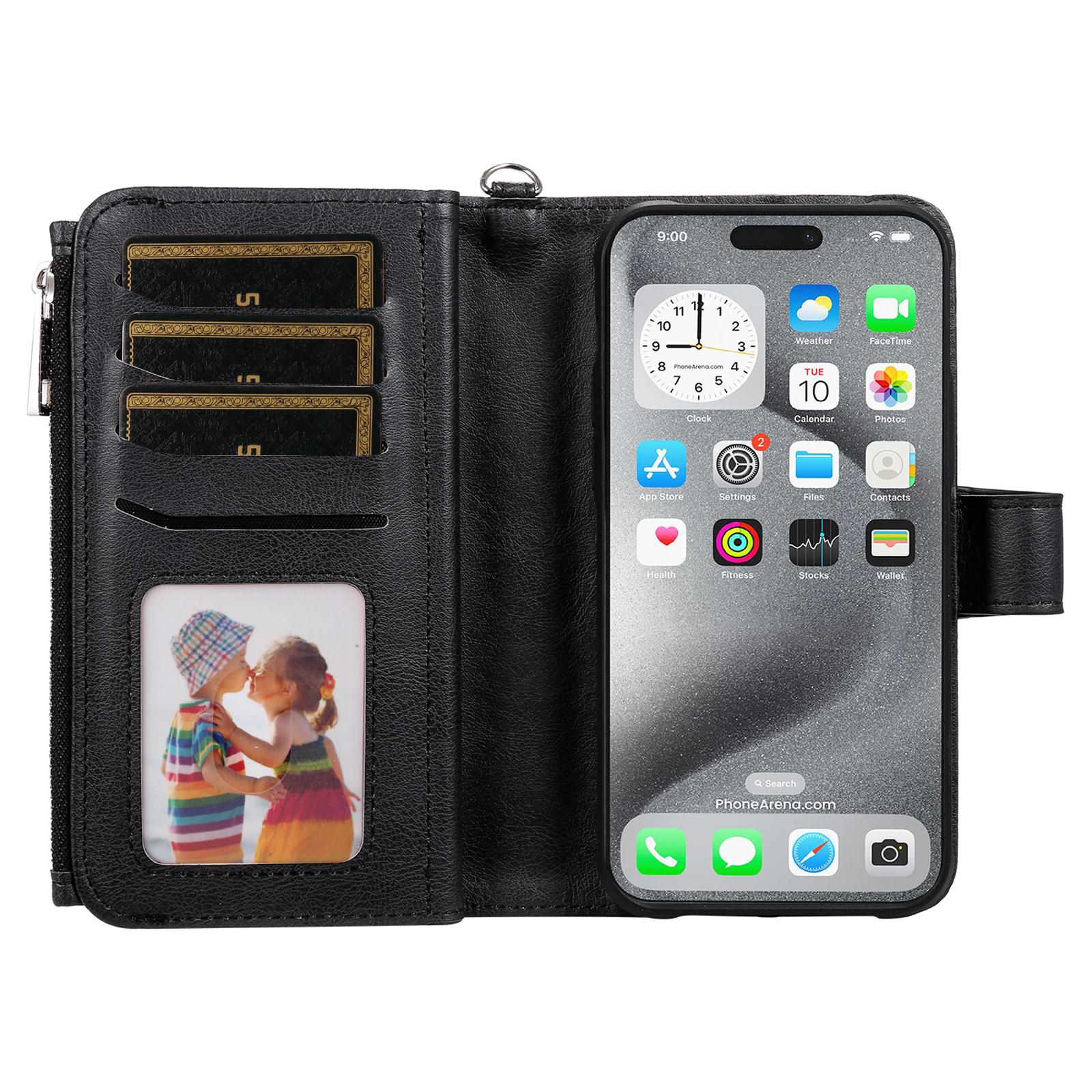 For iPhone 16 Pro Max Magnetic Leather Case Mobile Cover with Detachable Zipper Wallet Strap Rose Gold
For iPhone 16 Pro Max Magnetic Leather Case Mobile Cover with Detachable Zipper Wallet Strap Rose Gold