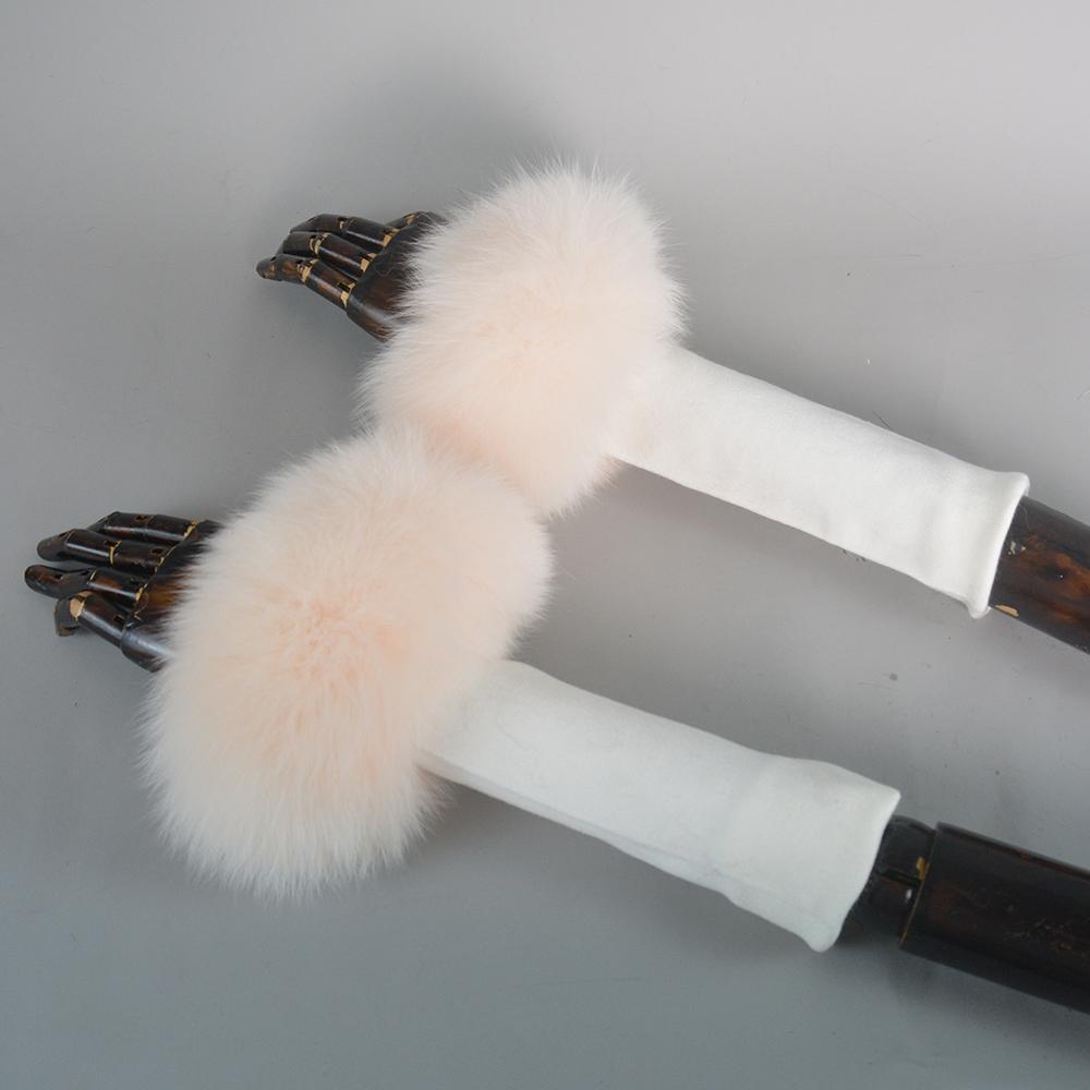 Fox Fur Cuff Arm Warmer Lady Bracelet Real Fur Wristband Glove High Quality Fox fur Cuffs Hot Sale Wrist Warmer Length 30cm бежевий/білий
Fox Fur Cuff Arm Warmer Lady Bracelet Real Fur Wristband Glove High Quality Fox fur Cuffs Hot Sale Wrist Warmer Length 30cm бежевий/білий