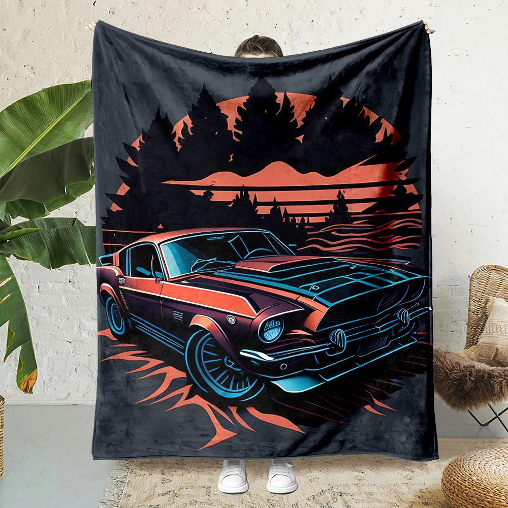 Vintage muscle cars sunset patterns Flannel printed blanket suitable for all seasons suitable for living room office sofa travel 75x100cm
Vintage muscle cars sunset patterns Flannel printed blanket suitable for all seasons suitable for living room office sofa travel 75x100cm