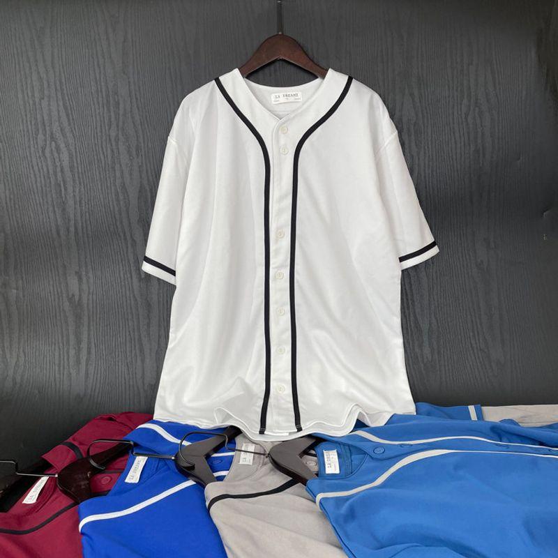 European and American Fat plus Size Sports Group Building Cardigan Top Hip Hop Hiphop Jersey Ins Shirt Men and Women Same Style White XXL Loose Version Large Version
European and American Fat plus Size Sports Group Building Cardigan Top Hip Hop Hiphop Jersey Ins Shirt Men and Women Same Style White XXL Loose Version Large Version