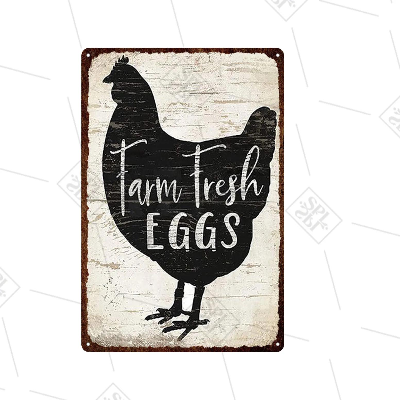 Rarm Fresh Eggs For Sales Farm Fence Sign Chick Tin Plate Vintage Metal Sign Farm Decoration Signboard Plaque Home Decoration 30x40cm(11.8x15.7inch)
Rarm Fresh Eggs For Sales Farm Fence Sign Chick Tin Plate Vintage Metal Sign Farm Decoration Signboard Plaque Home Decoration 30x40cm(11.8x15.7inch)