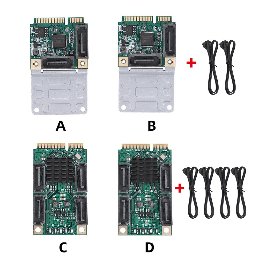 Mini PCI-E To SATA3.0 Riser Card M.2 PCI-E 2.0 Converter B+M Key Expansion Card 2/4 SATA 3.0 SSD Adapter Card
Mini PCI-E To SATA3.0 Riser Card M.2 PCI-E 2.0 Converter B+M Key Expansion Card 2/4 SATA 3.0 SSD Adapter Card