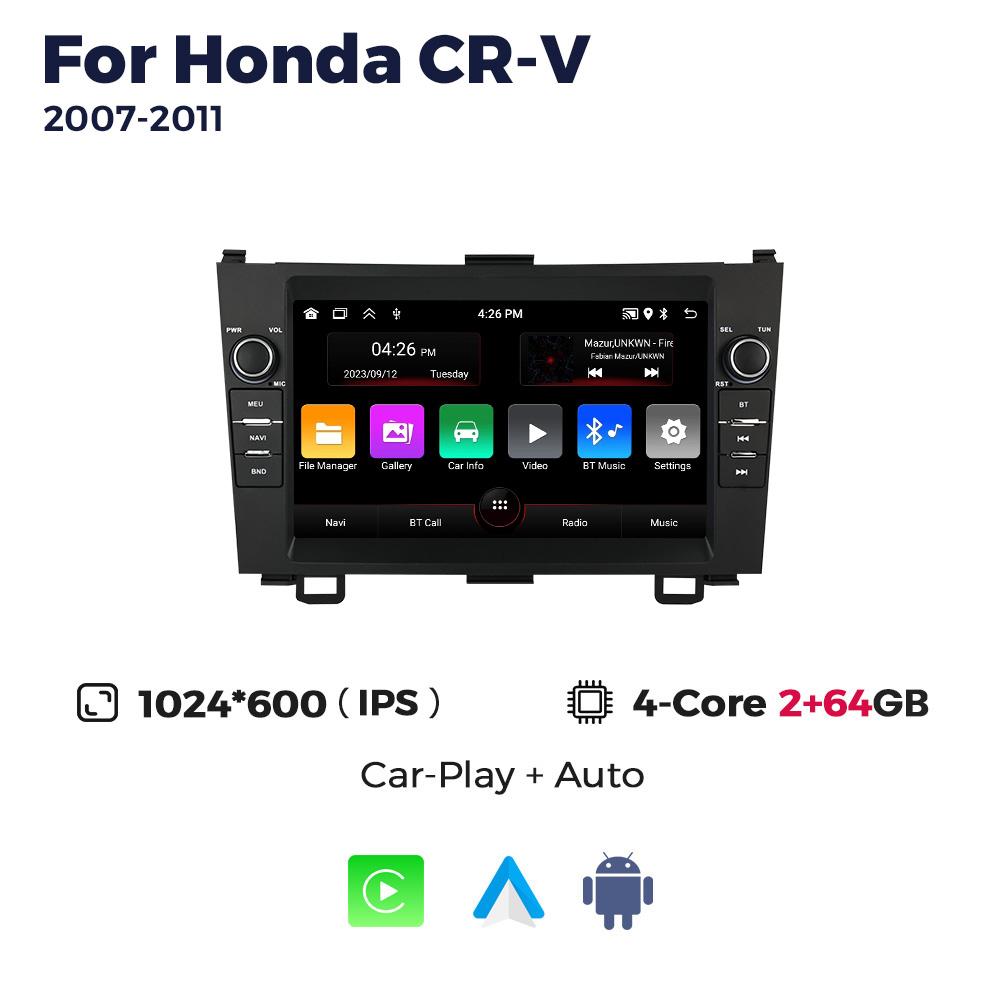Android 15 Car Radio Stereo for Honda CRV 2007 2008 2009 2010 2011 Wireless Carplay Auto 8 Inch Screen GPS Autoradio Head Unit
Android 15 Car Radio Stereo for Honda CRV 2007 2008 2009 2010 2011 Wireless Carplay Auto 8 Inch Screen GPS Autoradio Head Unit
