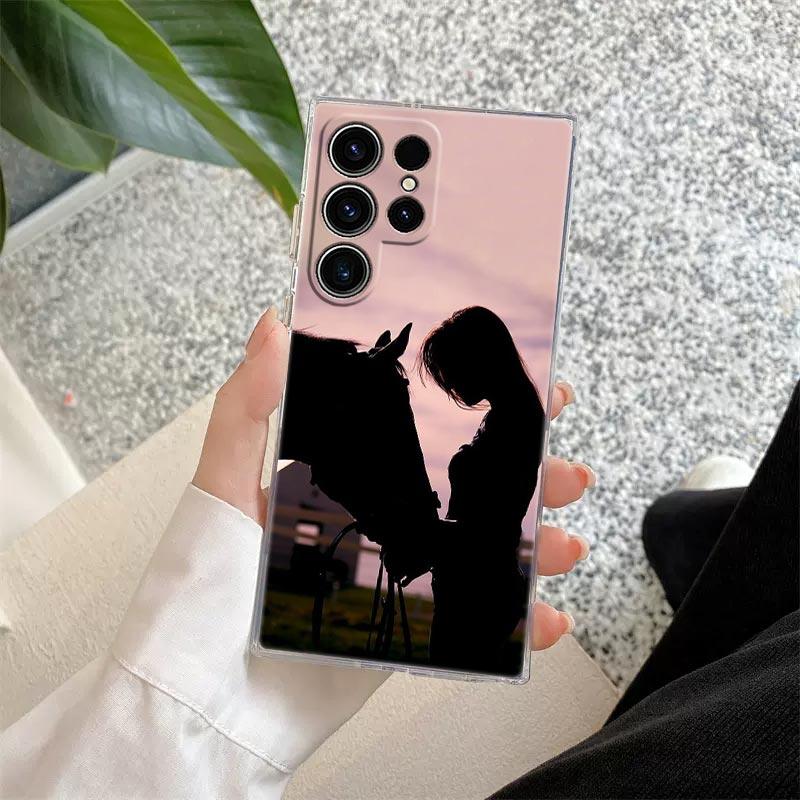 Horse Girl Animal S25Ultra Phone Case For Samsung Galaxy S25 S24 S23 S21 Ultra S20 FE S22 Plus S24FE A56 A55 5G Case Clear Cover Note 10 Plus
Horse Girl Animal S25Ultra Phone Case For Samsung Galaxy S25 S24 S23 S21 Ultra S20 FE S22 Plus S24FE A56 A55 5G Case Clear Cover Note 10 Plus
