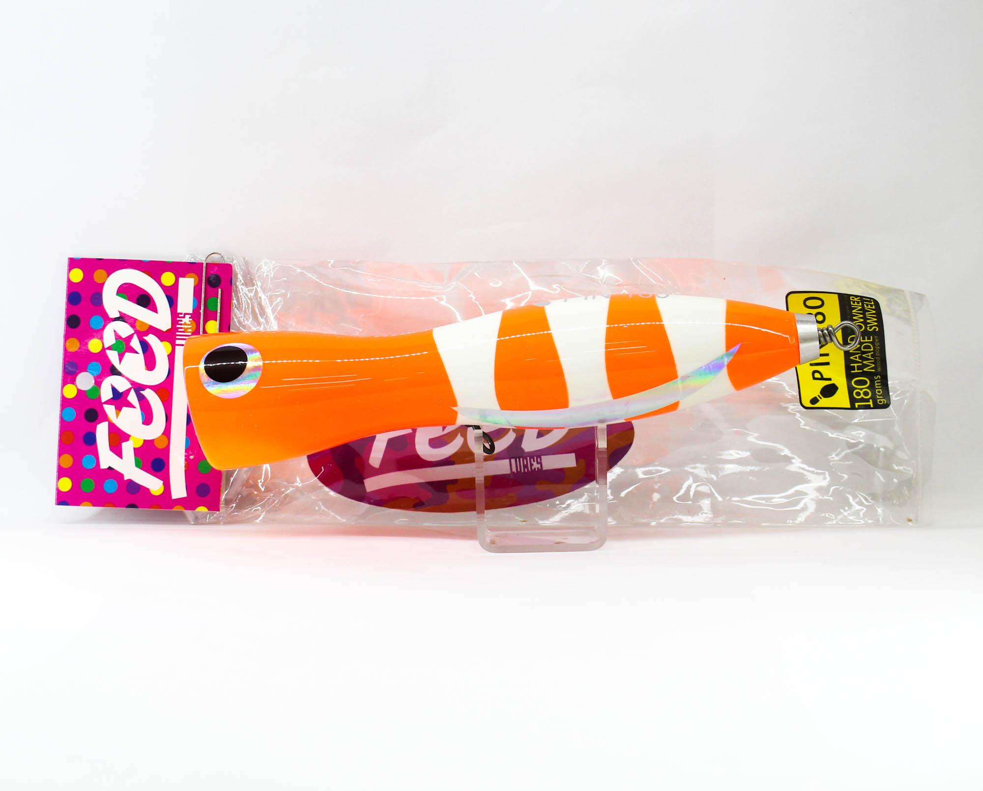 Feed Pin 180 Hand Made Wood Popper Floating Lure 180 grams 50 (3050)
Feed Pin 180 Hand Made Wood Popper Floating Lure 180 grams 50 (3050)