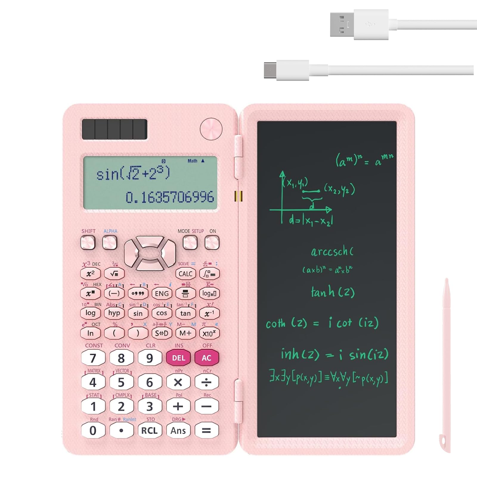 NEWYES Scientific Electronic Memo Pad with 417 Statistical Mathematics Natural 4 Line Scientific Mathematical For Construction 991ES Pink Calculator,
NEWYES Scientific Electronic Memo Pad with 417 Statistical Mathematics Natural 4 Line Scientific Mathematical For Construction 991ES Pink Calculator,
