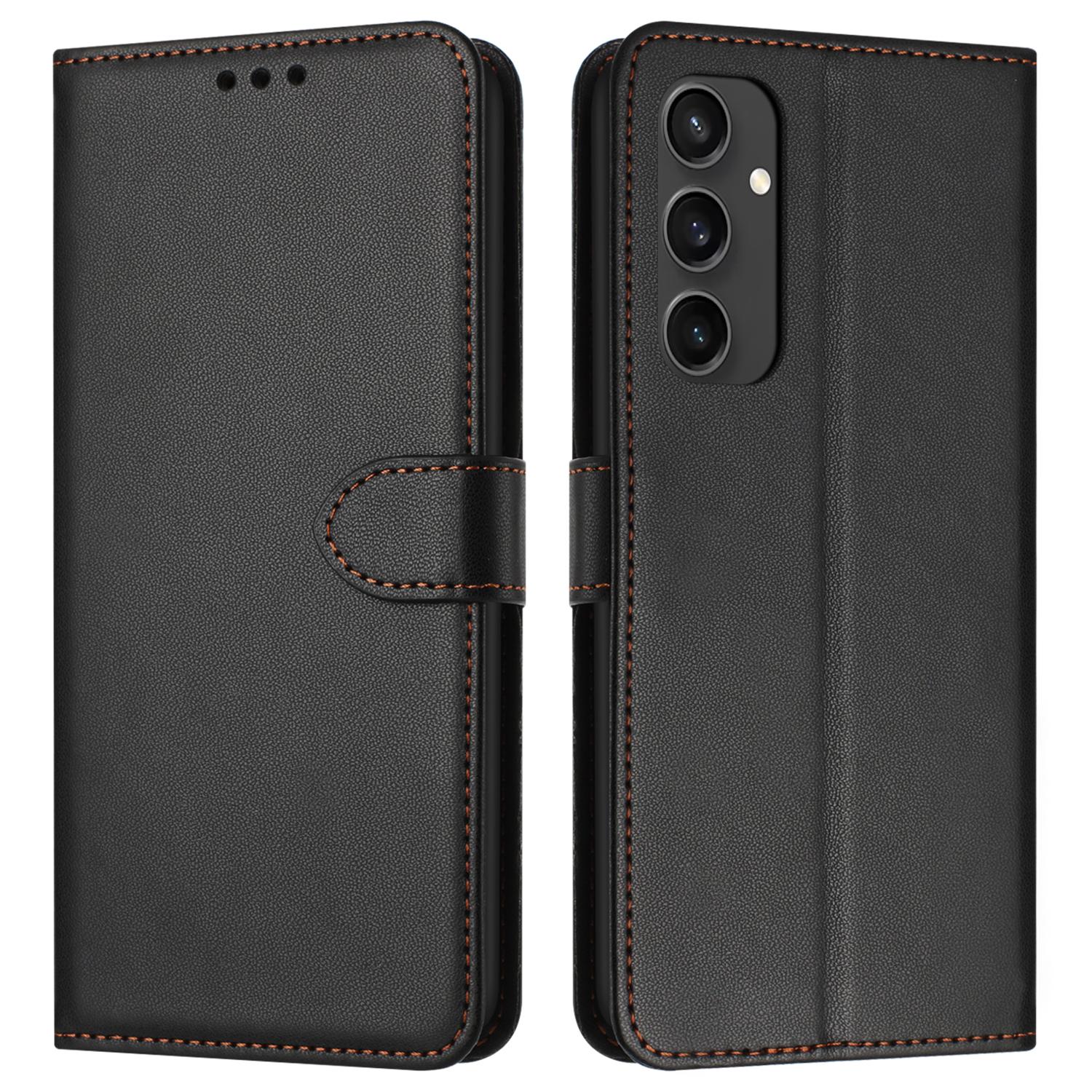 For Samsung Galaxy S24 FE Wallet Phone Case Leather Stand Cover with Strap Black
For Samsung Galaxy S24 FE Wallet Phone Case Leather Stand Cover with Strap Black