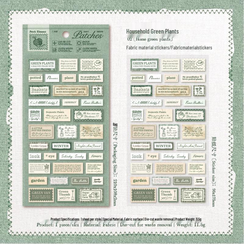 Yan Ji Retro Canvas Sticker Series: Original Collage Decorations in 6 Styles
Yan Ji Retro Canvas Sticker Series: Original Collage Decorations in 6 Styles