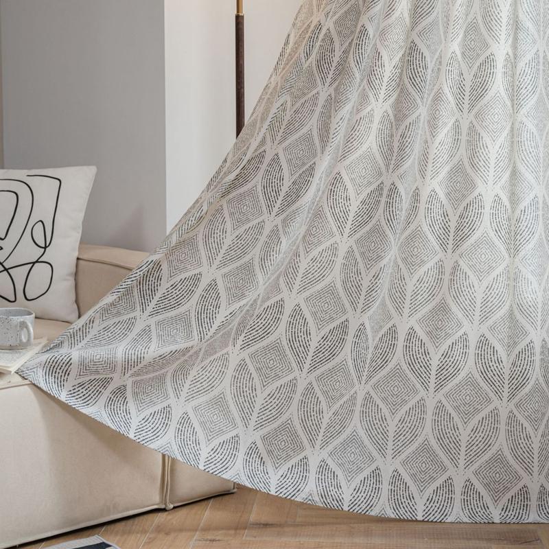 Curtain Finished Geometric Print Four-color Window Kitchen Curtain Semi-blackout Bay Window Bedroom Home Decoration Valance W132 x H160cm&Punching сірий
Curtain Finished Geometric Print Four-color Window Kitchen Curtain Semi-blackout Bay Window Bedroom Home Decoration Valance W132 x H160cm&Punching сірий