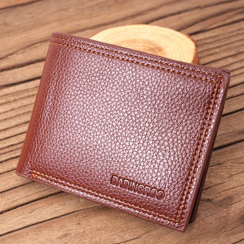 Men s Short Wallet, Driver s License Card Holder, Casual Billfold with Card Slots,Document Holder, Men s Wallet коричневий
Men s Short Wallet, Driver s License Card Holder, Casual Billfold with Card Slots,Document Holder, Men s Wallet коричневий