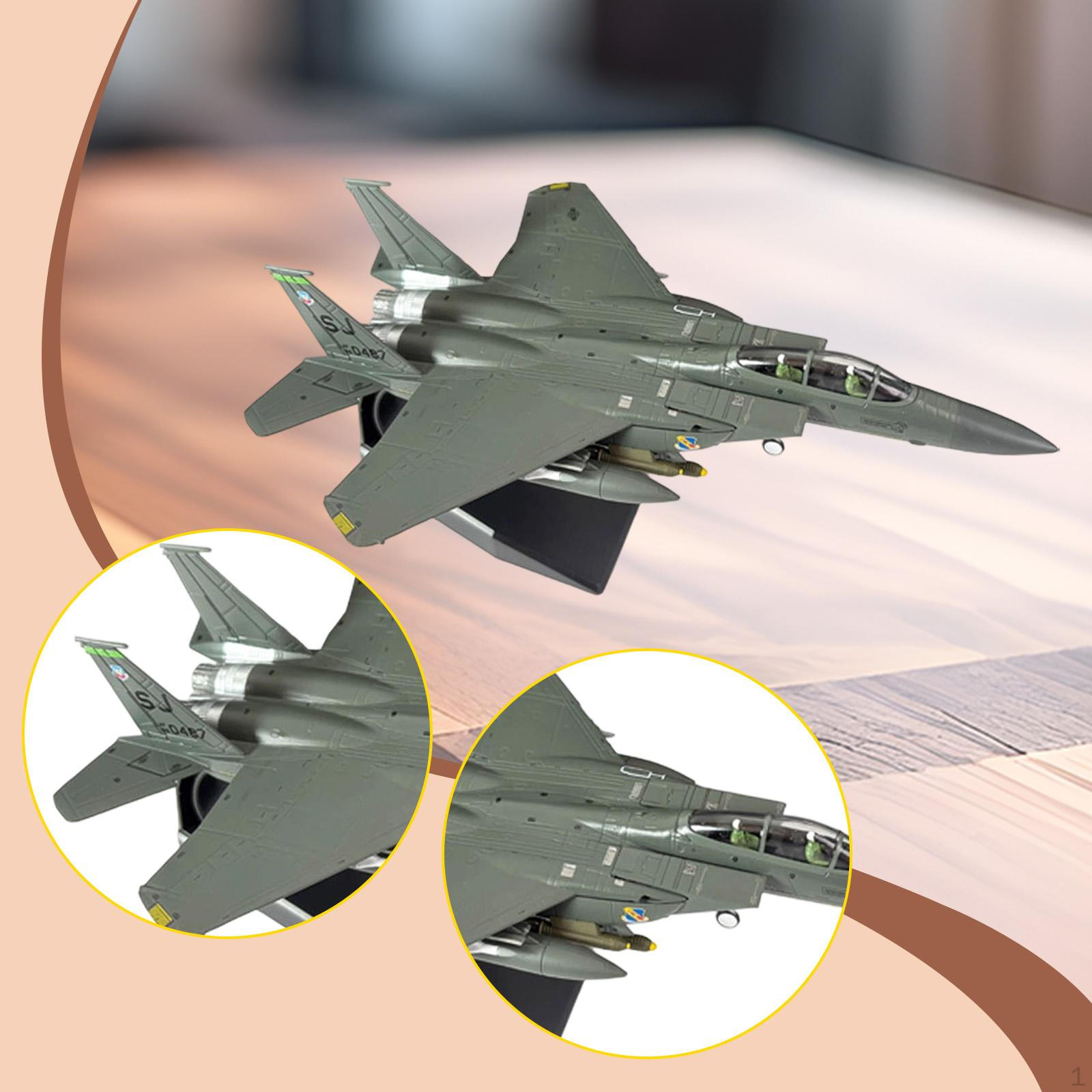 Модель истребителя F-15E в масштабе 1/100, фигурка, модель самолета для демонстрации, коллекция, настольное украшение
Модель истребителя F-15E в масштабе 1/100, фигурка, модель самолета для демонстрации, коллекция, настольное украшение