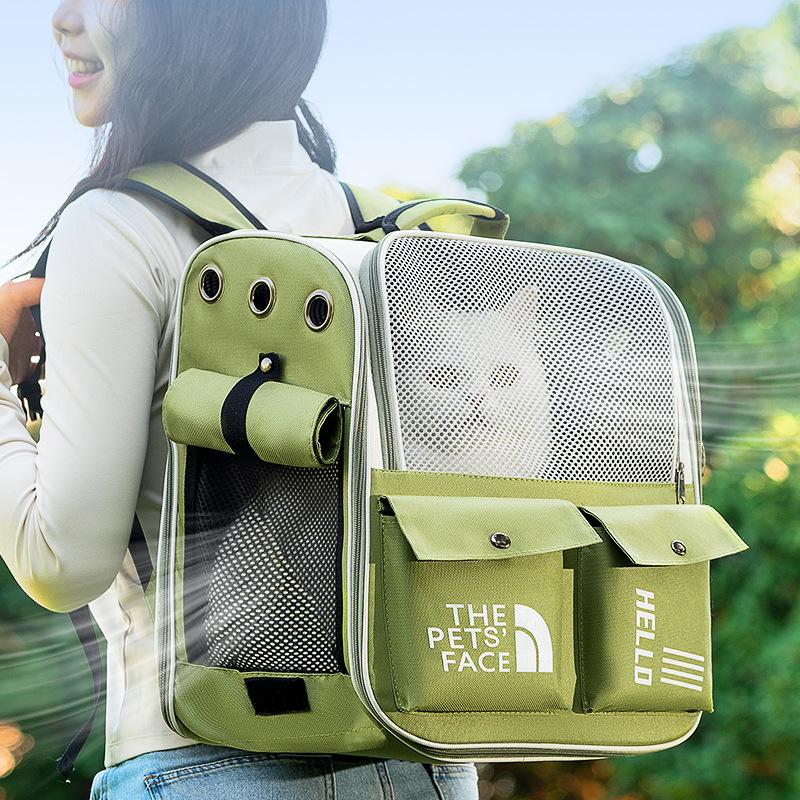 Dog Variety Printed Pocket Backpack Four Seasons Breathable Large Capacity Cat Bag Pet Backpack Space Capsule Supplies Medium
Dog Variety Printed Pocket Backpack Four Seasons Breathable Large Capacity Cat Bag Pet Backpack Space Capsule Supplies Medium
