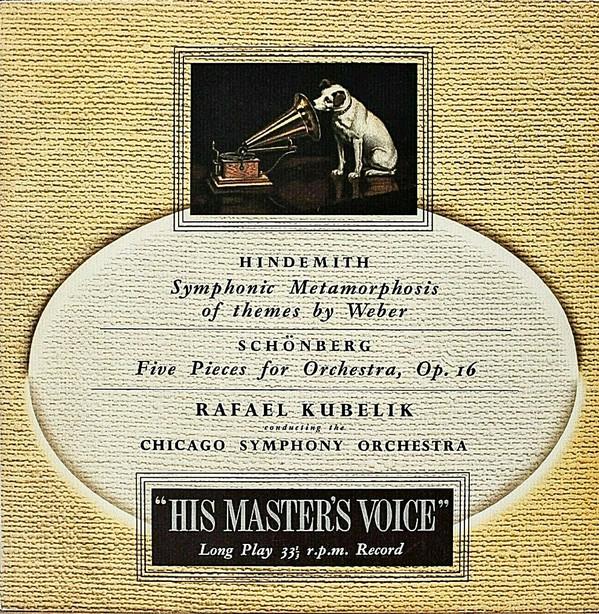 LP Record RAFAEL KUBELIK, PAUL HINDEMITH, ARN - Hindemith: Symphonic Metamorphosis ALP1251 His Master s Vo 1955 UK Classical Used
LP Record RAFAEL KUBELIK, PAUL HINDEMITH, ARN - Hindemith: Symphonic Metamorphosis ALP1251 His Master s Vo 1955 UK Classical Used