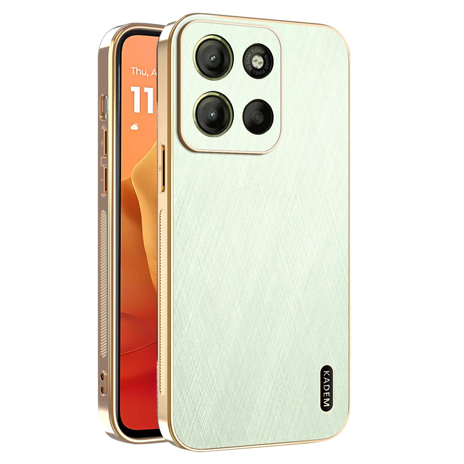 KADEM For Motorola Moto G15 4G Case Electroplating Silk Texture PU+TPU Phone Back Cover Green
KADEM For Motorola Moto G15 4G Case Electroplating Silk Texture PU+TPU Phone Back Cover Green