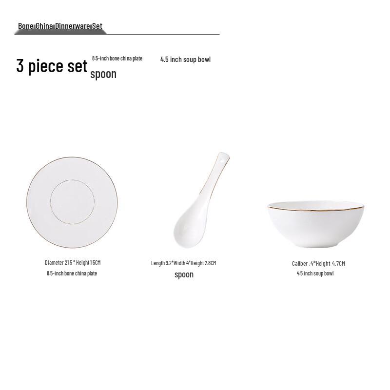 Ruhan European Style Glazed Ceramic Dinnerware Set
Ruhan European Style Glazed Ceramic Dinnerware Set