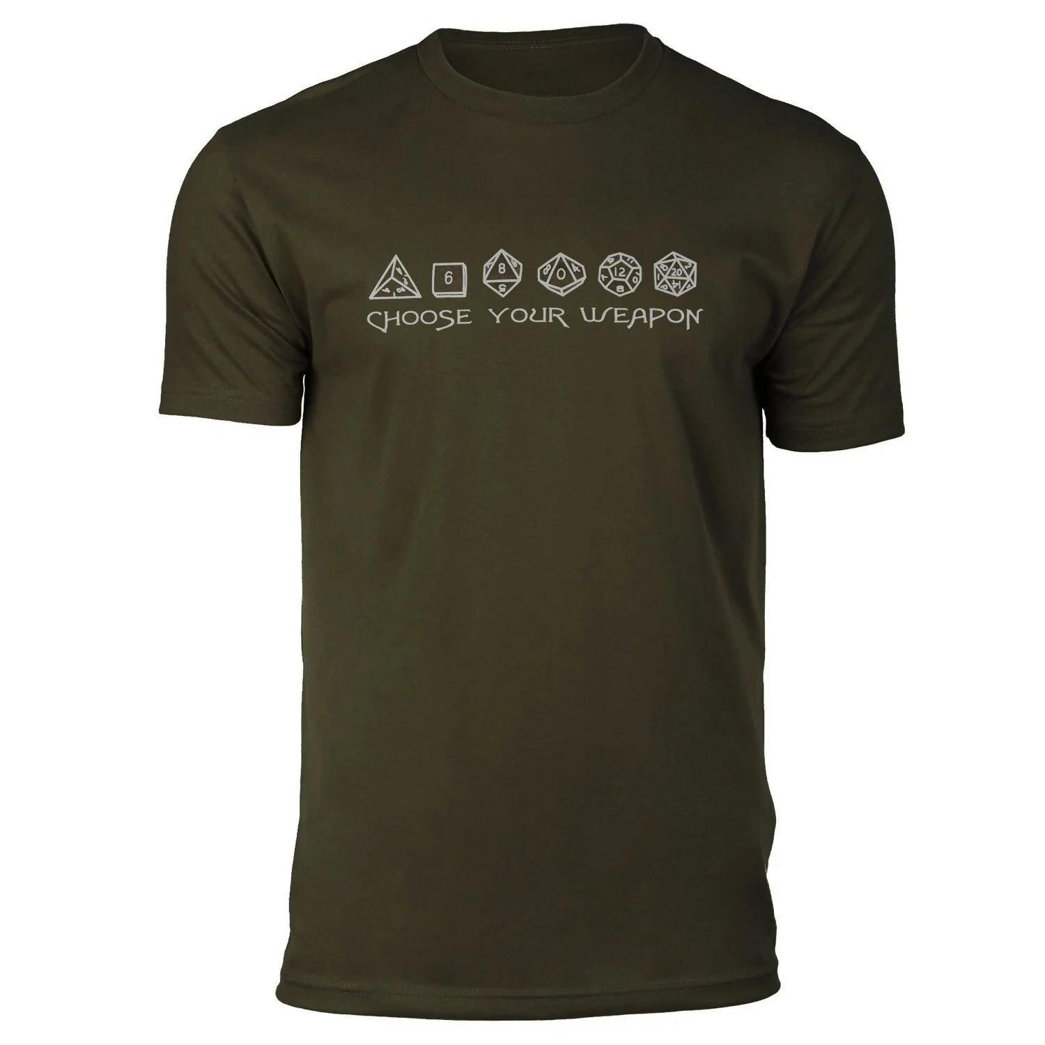 Dice: Choose your Weapon Premium Navy Green T-Shirt, Small 2XL
Dice: Choose your Weapon Premium Navy Green T-Shirt, Small 2XL