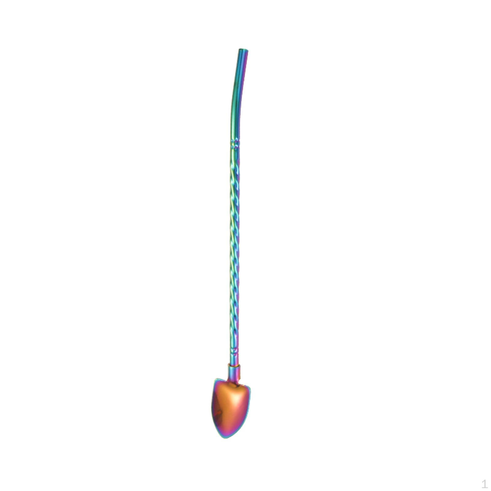 Coffee Spoon Reusable Multipurpose Iced Tea Tableware Stirrers Spoons Straws for B-Spiral Tip Shovel
Coffee Spoon Reusable Multipurpose Iced Tea Tableware Stirrers Spoons Straws for B-Spiral Tip Shovel