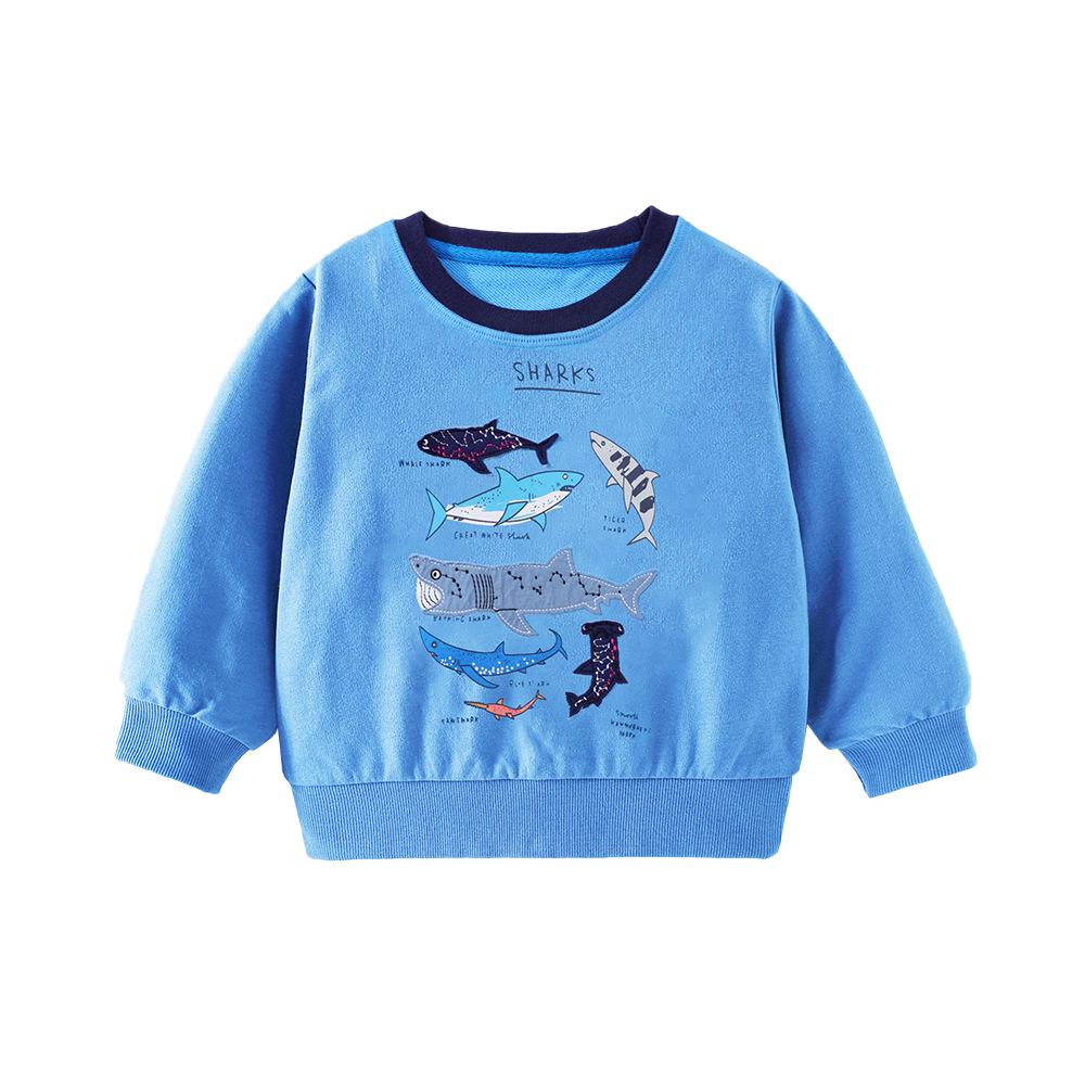 Autumn/Winter Shark Embroidery Boys Long-Sleeve Sweatshirt 5 Years (110 cm)
Autumn/Winter Shark Embroidery Boys Long-Sleeve Sweatshirt 5 Years (110 cm)