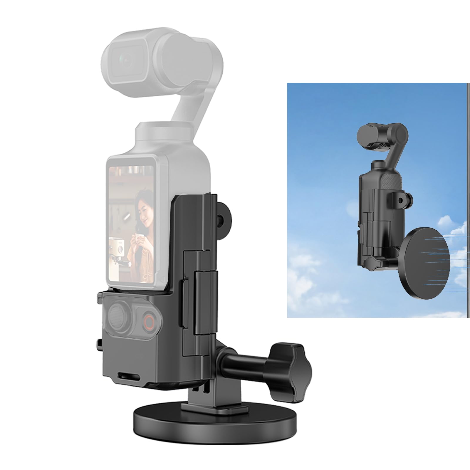 PULUZ Magnetic Mount for DJI OSMO Pocket Action Camera Accessories Compatible with OSMO Pocket 3 Magnetic Mount Extension Adapter Desktop Adjustment
PULUZ Magnetic Mount for DJI OSMO Pocket Action Camera Accessories Compatible with OSMO Pocket 3 Magnetic Mount Extension Adapter Desktop Adjustment
