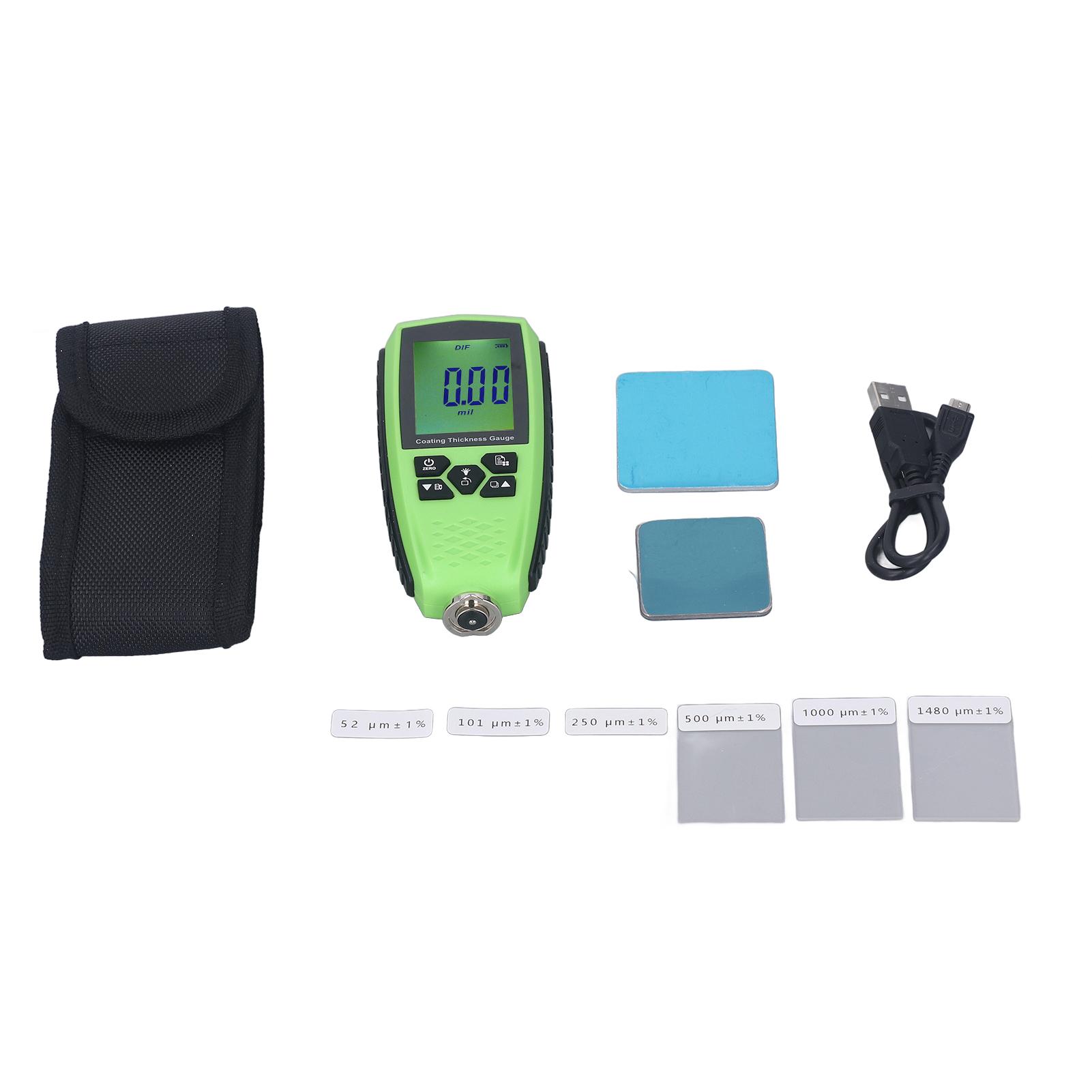 Paint Thickness Gauge Coating Depth Meter Tester Digital Display for Vehicle Home
Paint Thickness Gauge Coating Depth Meter Tester Digital Display for Vehicle Home