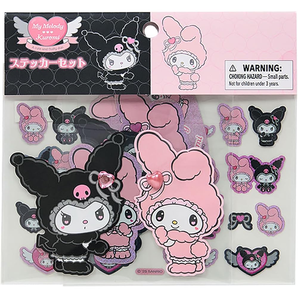Sanrio Mellow Salomiusa Sticker Set My Melody & Kuromi Paper PVC Acrylic Resin Ages 3 and Up
Sanrio Mellow Salomiusa Sticker Set My Melody & Kuromi Paper PVC Acrylic Resin Ages 3 and Up