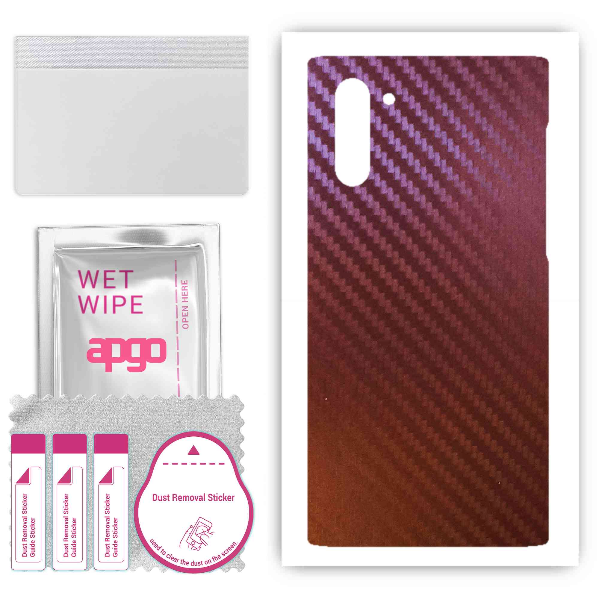 apgo skin sticker film foil vinyl for the BACK compatible with Samsung Galaxy Note 10, scratch-resistant, easy to install - Carbon Chameleon CAKA5
apgo skin sticker film foil vinyl for the BACK compatible with Samsung Galaxy Note 10, scratch-resistant, easy to install - Carbon Chameleon CAKA5
