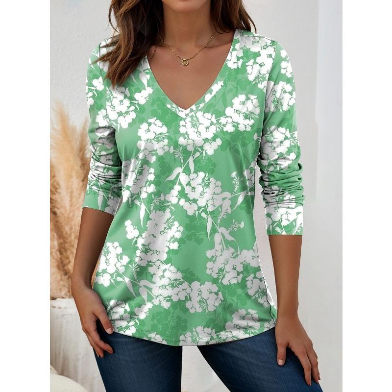 Women s T-Shirt Floral Graphic Flower Elegant Trendy Tees Long Sleeve T-shirts V-Neck Regular Tops Pullover Fall Winter XL
Women s T-Shirt Floral Graphic Flower Elegant Trendy Tees Long Sleeve T-shirts V-Neck Regular Tops Pullover Fall Winter XL