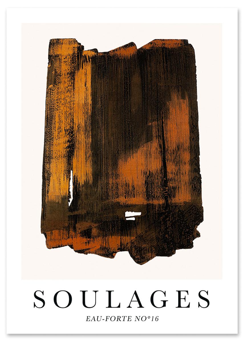 Plakat abstrakcja soulages rdza 30x40 cm
Plakat abstrakcja soulages rdza 30x40 cm