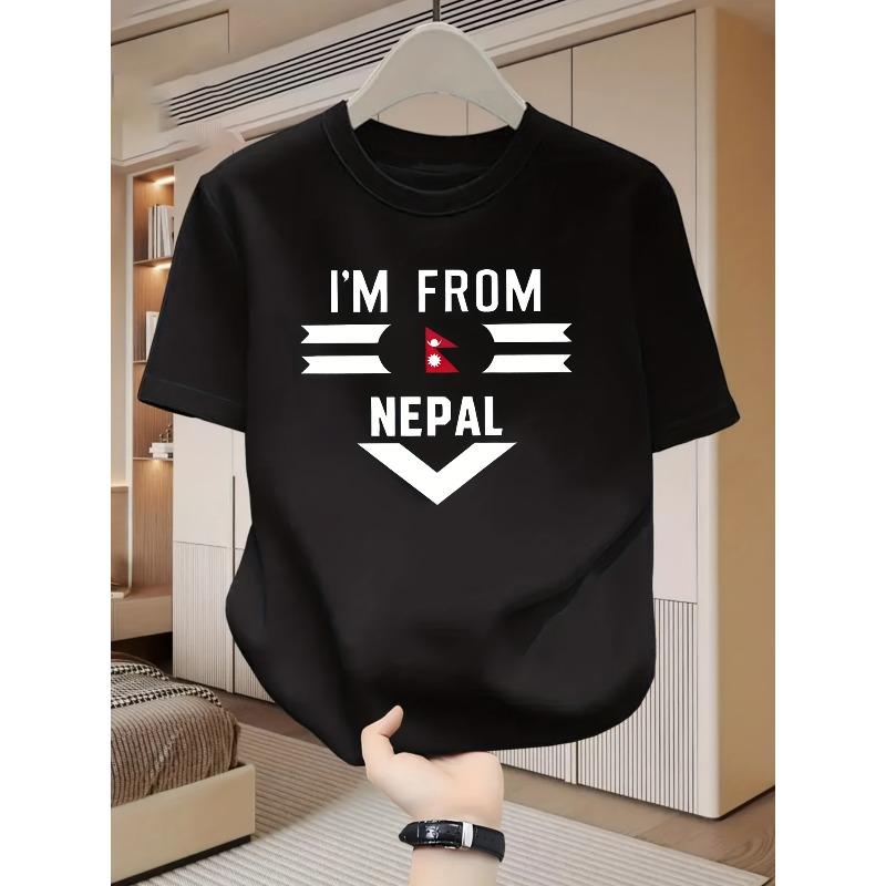 European Size Fashionable Casual Men S Short Sleeve T-Shirt | Eye-Catching Nepal Flag Pattern, Crew Neck, High-Quality, Perfect for All Seasons 4XL
European Size Fashionable Casual Men S Short Sleeve T-Shirt | Eye-Catching Nepal Flag Pattern, Crew Neck, High-Quality, Perfect for All Seasons 4XL