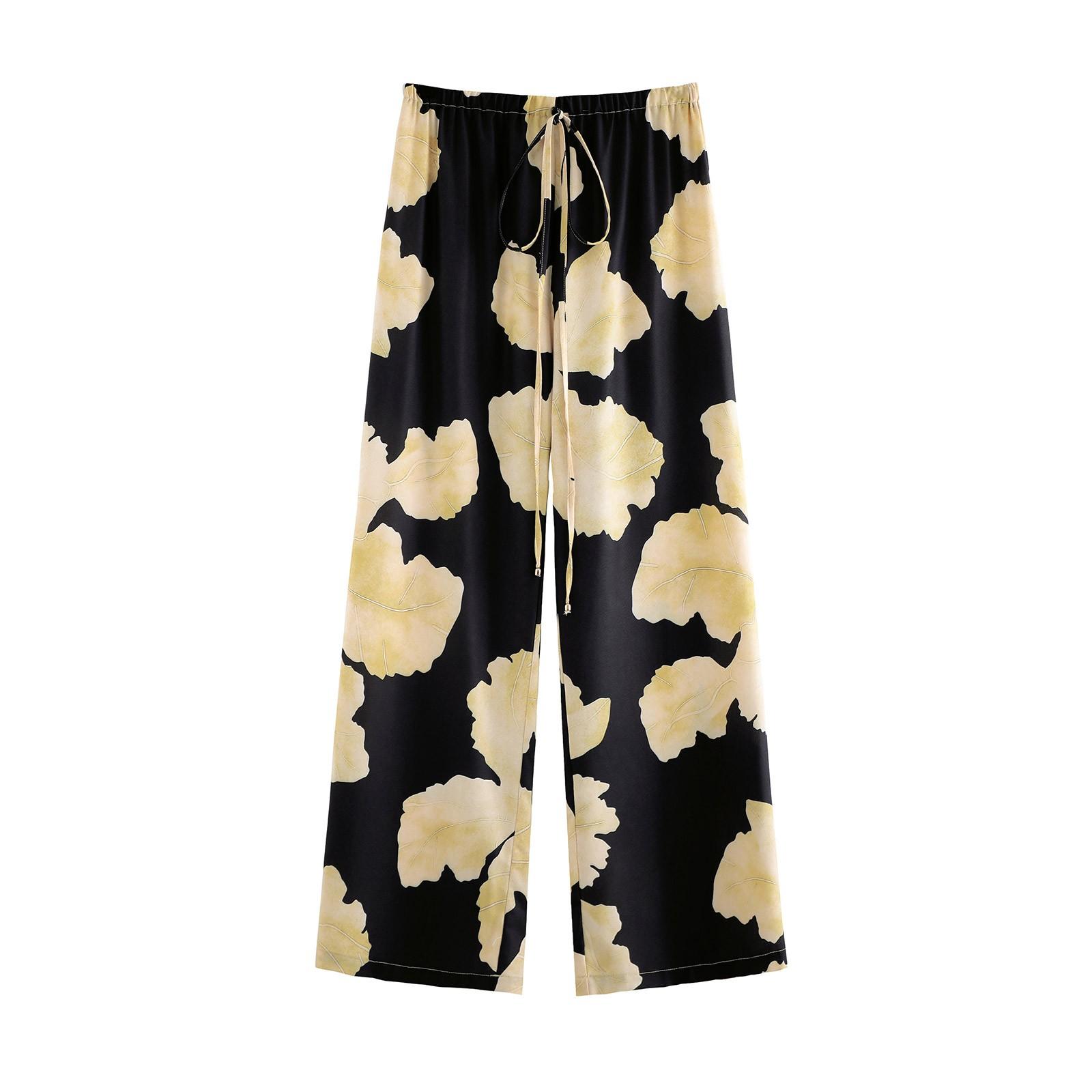 Женские свободные повседневные брюки Европейская красота Весенне-летние повседневные брюки с принтом XL чёрный
Женские свободные повседневные брюки Европейская красота Весенне-летние повседневные брюки с принтом XL чёрный
