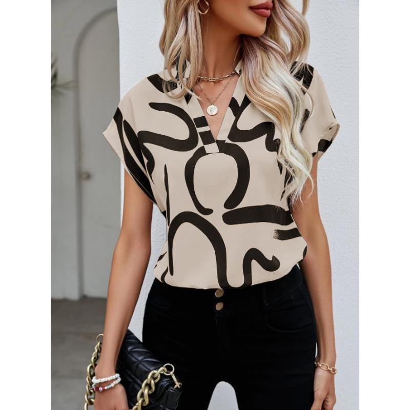 Women s Shirt Summer Bat Sleeve Tops Lady Elegant Simple Printed Casual Women s Blouse New Fashion Beach Vacation Loose Female Clothing XL хакі
Women s Shirt Summer Bat Sleeve Tops Lady Elegant Simple Printed Casual Women s Blouse New Fashion Beach Vacation Loose Female Clothing XL хакі